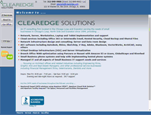 Tablet Screenshot of clearedgesolutions.com